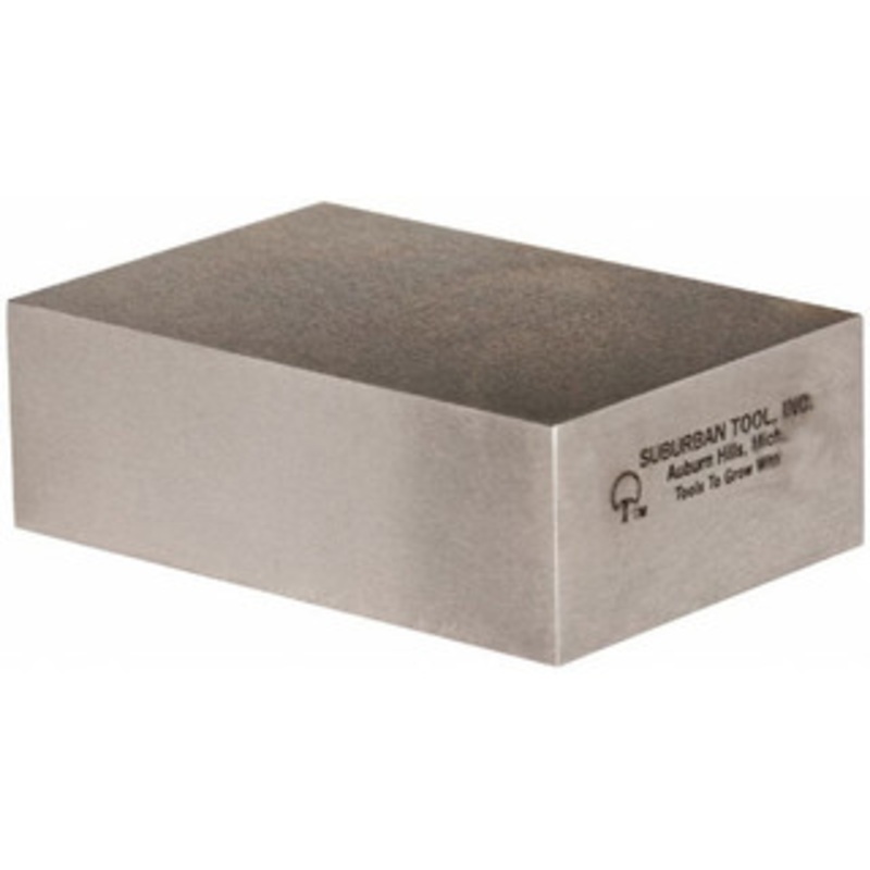 Suburban 1-2-3 Block, Setup Block, 0.0002 Squareness, Hardened Steel, 0.0001 Overall Tolerance PB123 – 30-745-4