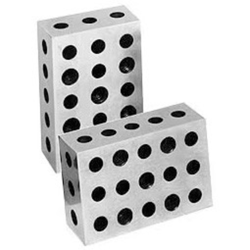 Suburban 2-4-6 Blocks, Matched Pair, Setup Blocks, 0.0001 Squareness, Hardened Steel, +0.0001 to +0.0004 Overall Tolerance B246H23M – 30-749-6