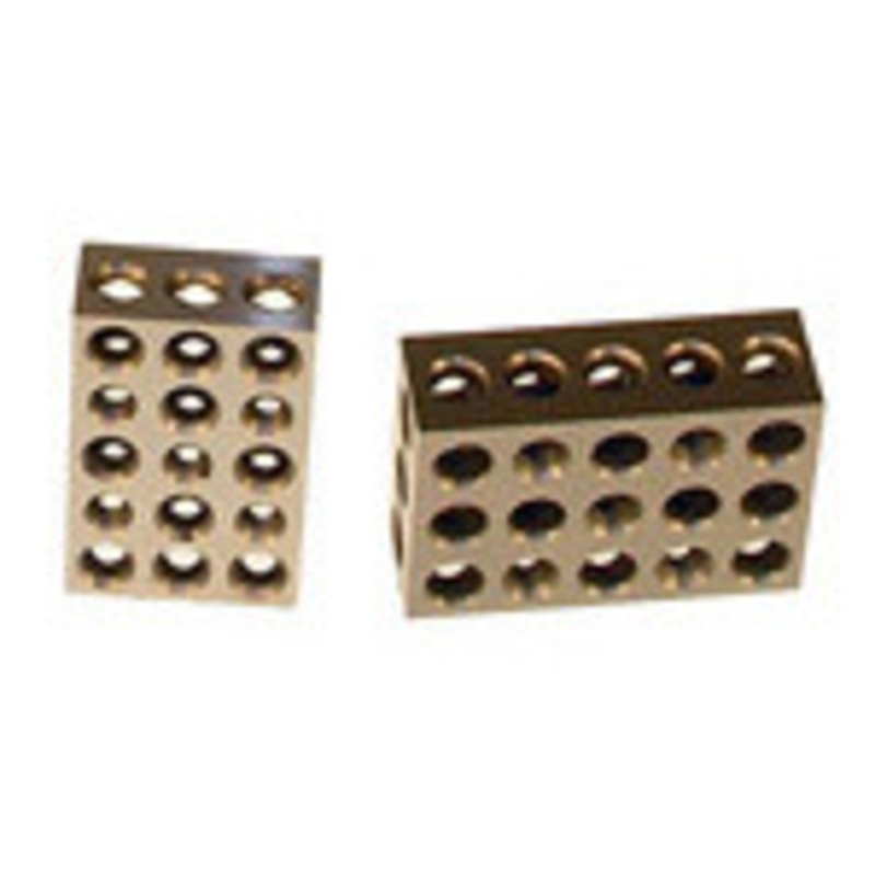 Suburban Precision Tri-Blocks (Pair), 1 x 2 x 3, 23 Holes – B-123-H23-M