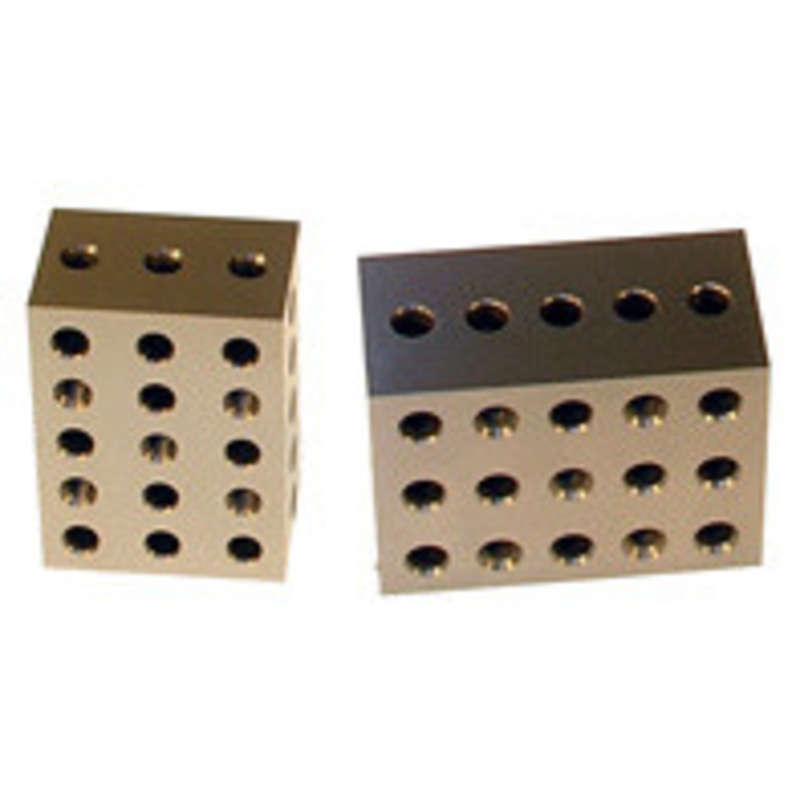 Suburban Precision Tri-Blocks (Pair), 1 x 2 x 3, 23 Holes – B-234-H23-M