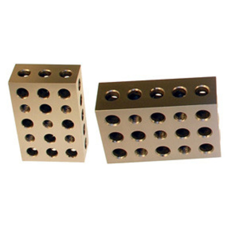 Suburban Precision Tri-Blocks (Pair), 2 x 4 x 6, 23 Holes – B-246-H23-M