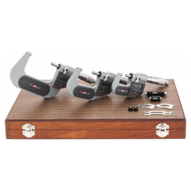 SPI IP65 Absolute Electronic Outside Micrometer Set, 0-3/0-75mm – 17-847-5