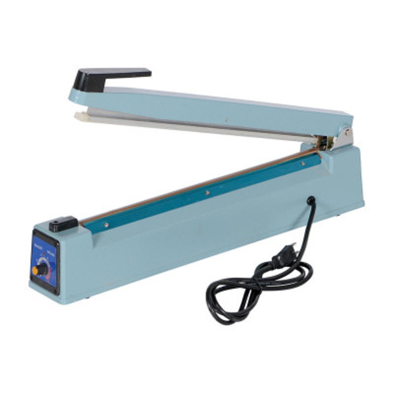 Steel Impulse Bag Sealer, 15-1/2in Sealing Width, Blue