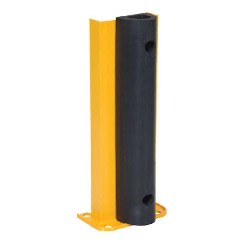 Structural Rack Guard, 7-13/16 x 10-1/16 x 24-1/4in, Yellow