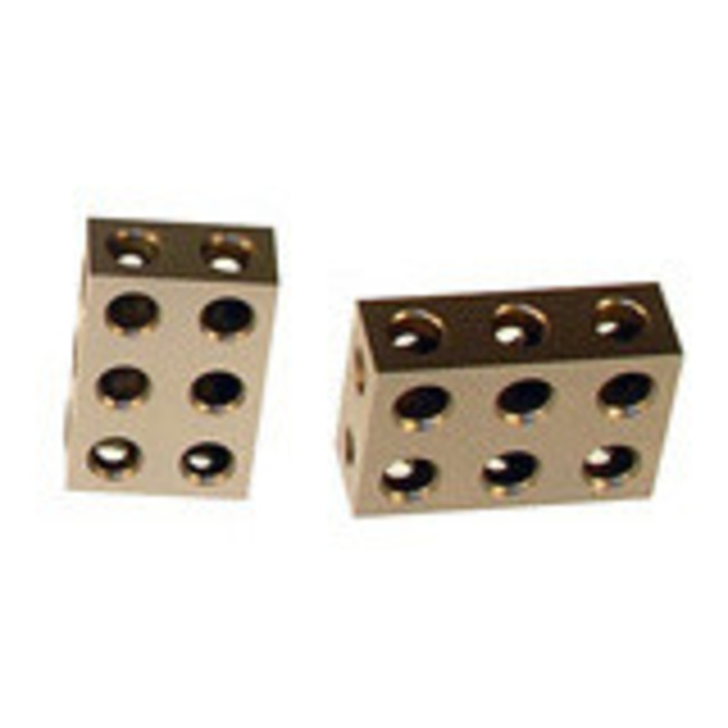 Suburban Precision Tri-Blocks (Pair), 1 x 2 x 3, 11 Holes – B-123-H11-M