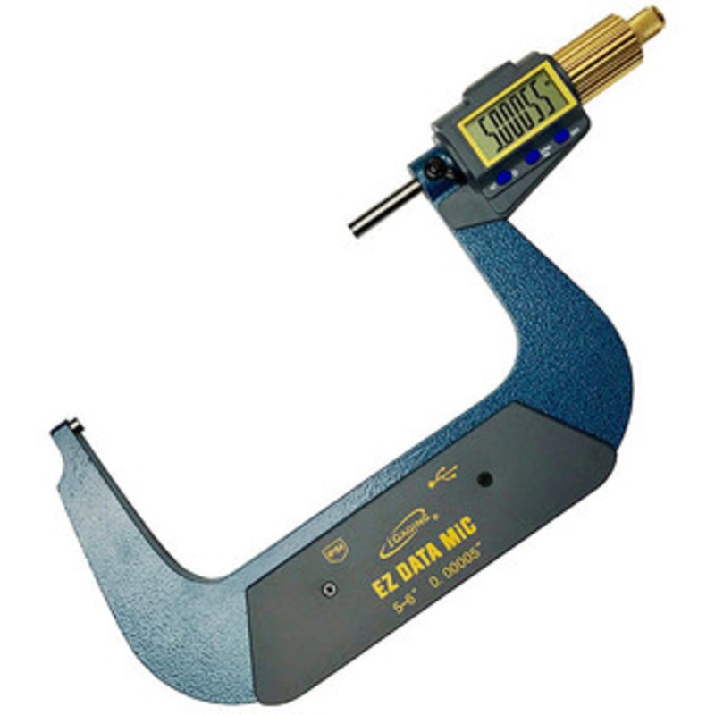 iGaging X-Large Display Electronic Bluetooth Capable Micrometer 5-6/125-150mm Range – 35-054-U06