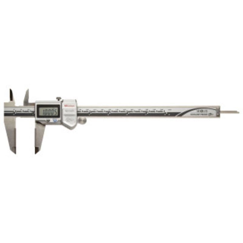 Mitutoyo Absolute Coolant Proof Electronic Caliper, 0-8 w/ Carbide-tipped jaws for OD measurement – 500-736-20
