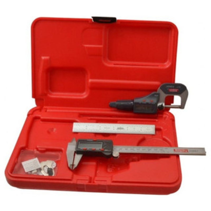 SPI Electronic Tool Kit, 3pc. Caliper, Micrometer & Rule – 13-988-1