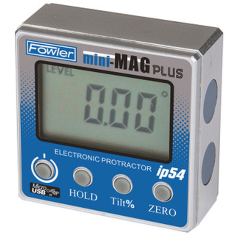 Fowler Mini-Mag Plus, Provides Instant 360 Digital Inclination Display of Any Angle – 54-422-500