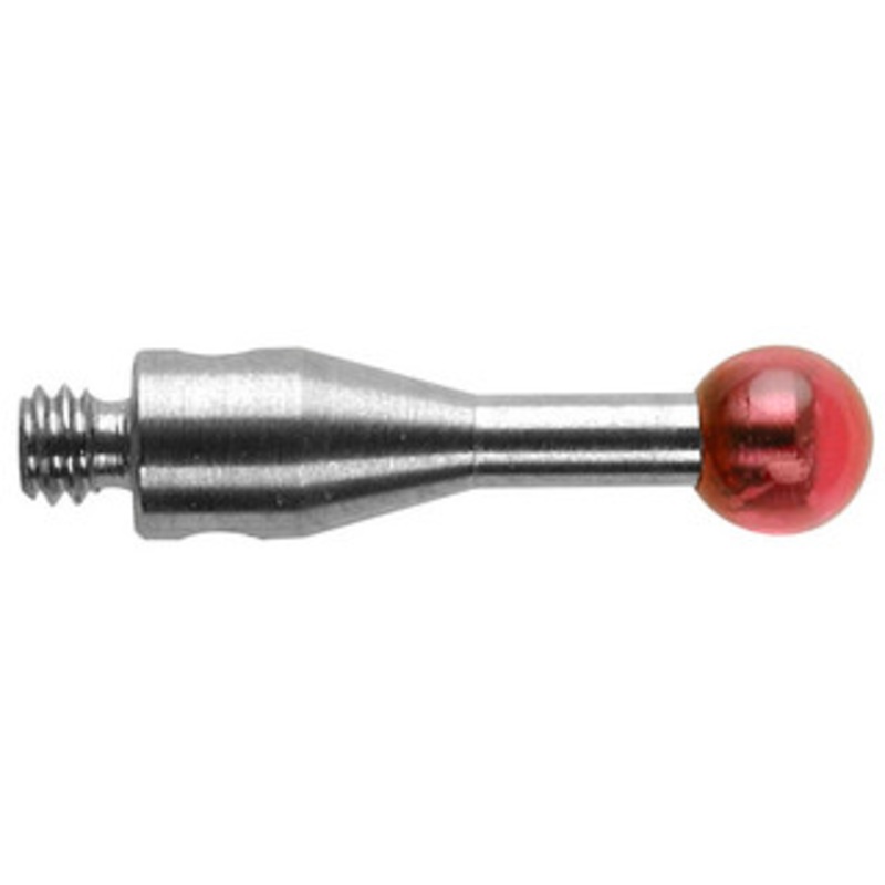 Renishaw Styli, M2 3 mm Ruby ball, Stainless Steel Stem, L 10 mm, EWL 7 mm – A-5000-3604