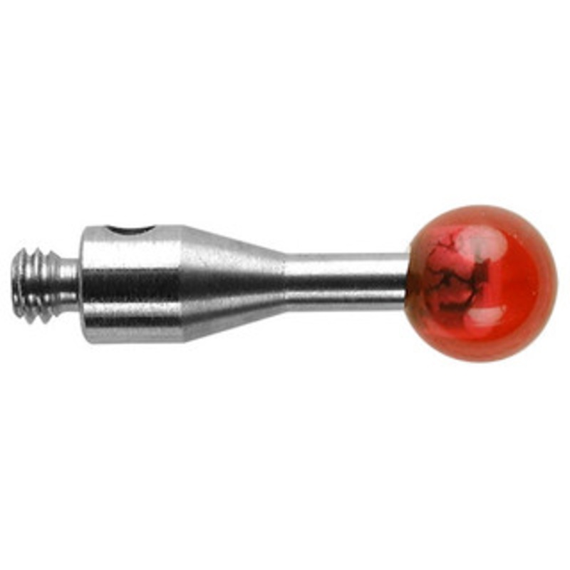 Renishaw Styli, M2 4 mm Ruby ball, Stainless Steel Stem, L 10 mm, EWL 10 mm – A-5000-4154