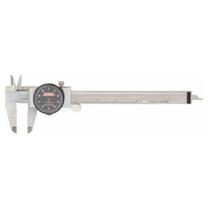SPI Dial Caliper 0-6, Black Dial Face – 17-971-3