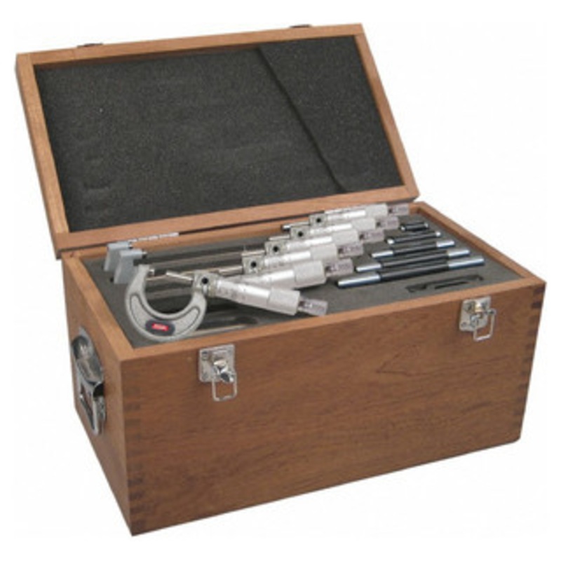 SPI Mechanical Outside Micrometer Set, 0-75mm – 17-853-3