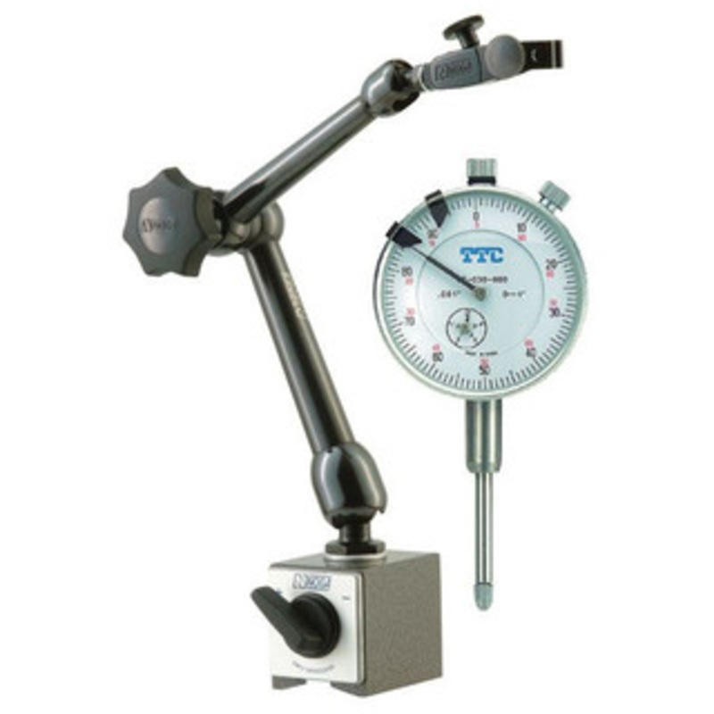 NOGA MA61003 Big Boy Magnetic Base & TTC 1 Dial Indicator Set