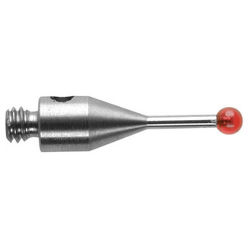 Renishaw Styli, M2 1.5 mm Ruby ball, Stainless Steel Stem, L 10 mm, EWL 4.5 mm – A-5000-7802
