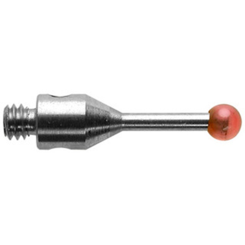 Renishaw Styli, M2 2 mm Ruby ball, Stainless Steel Stem, L 10 mm, EWL 6 mm – A-5000-7807
