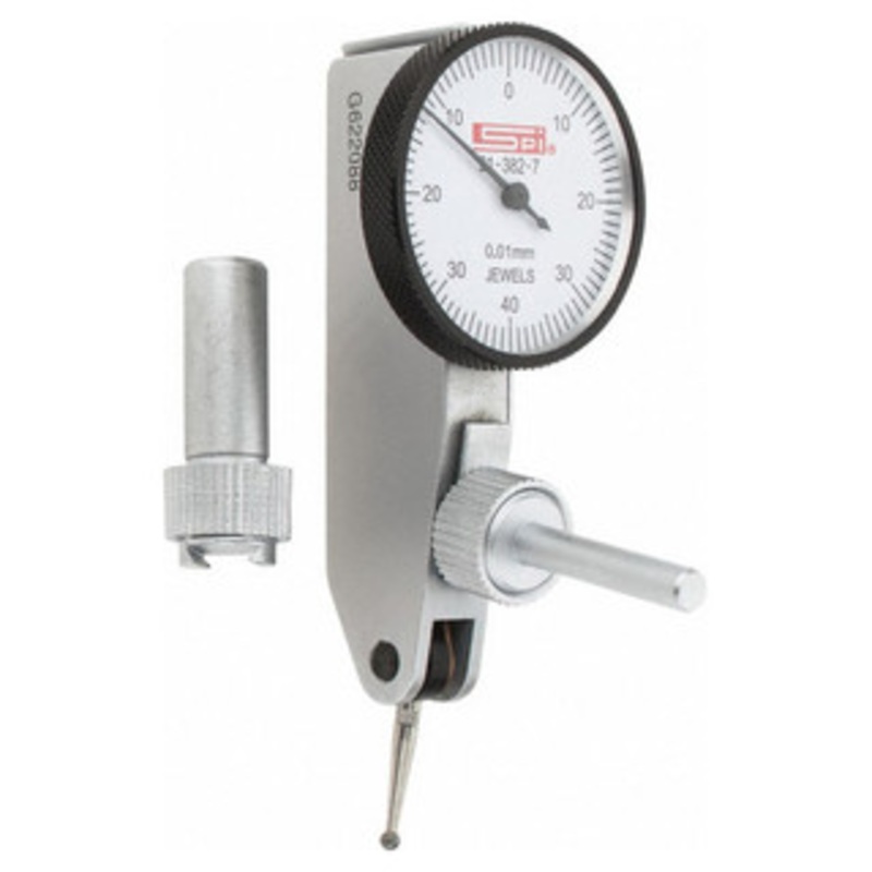 SPI Horizontal Dial Test Indicator, 0.8mm Range, 0.01mm Graduation – 21-382-7