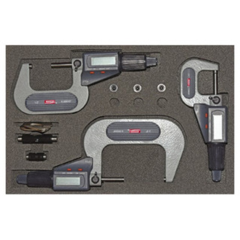 SPI IP54 Electronic Micrometer Set, 0-3 – 11-553-5