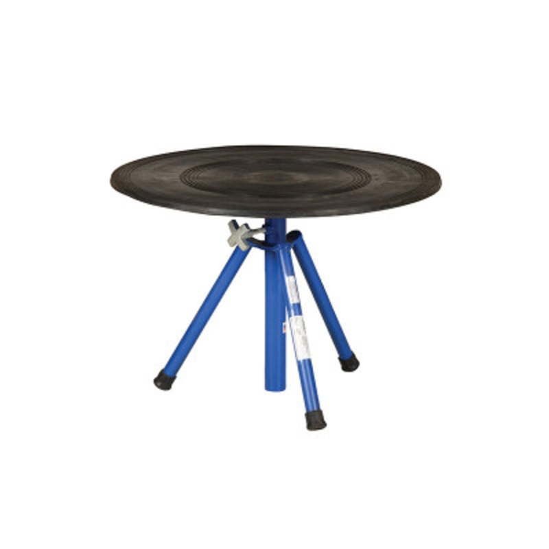 TurnTable, 30in Manual 21-32in Height Adjust, 300 lb., Blue