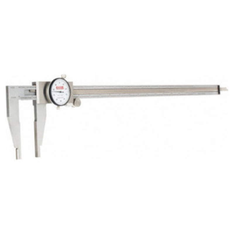 SPI Dial Caliper 0-18, White Dial Face – 17-977-0