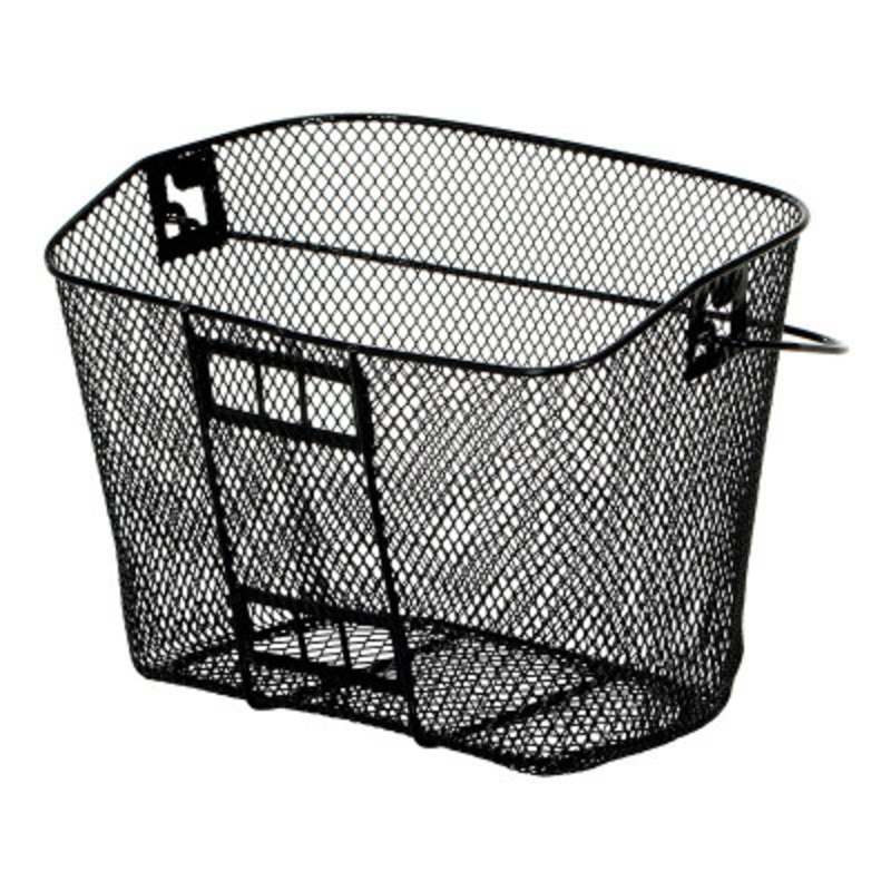 Wire Easy Access Stock Truck Storage Basket 10 x 11 x 14-1/2in, Blk