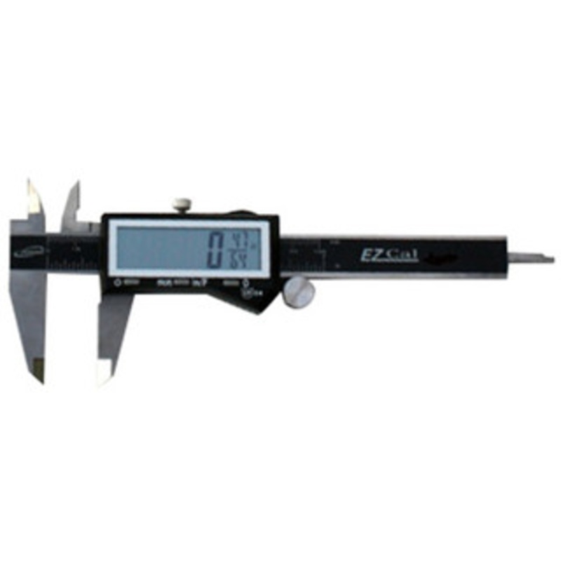 iGaging EZ Cal 0-4 Black Electronic Caliper, with Easy To Read Super Large LCD Display – 100-100-8