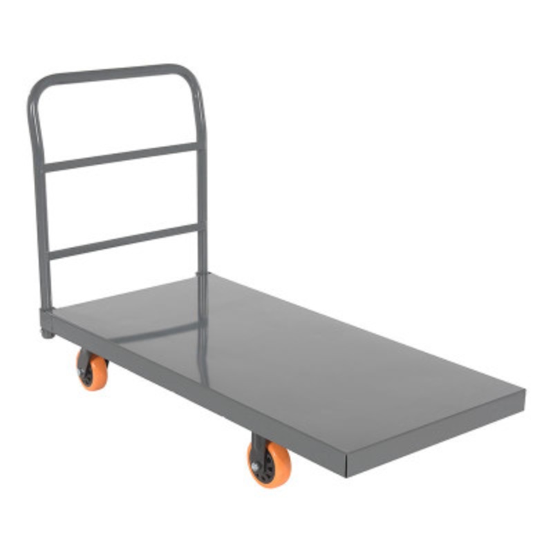 Smooth Deck Platform Truck, 5 x 2in Casters, 45 x 45 x 39in