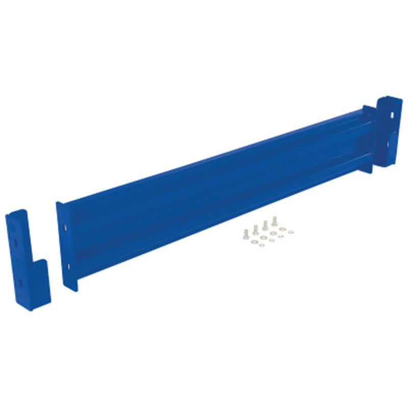 Steel 2 Ribbed Dropin Style Guard Rail, 54in Length, Blue