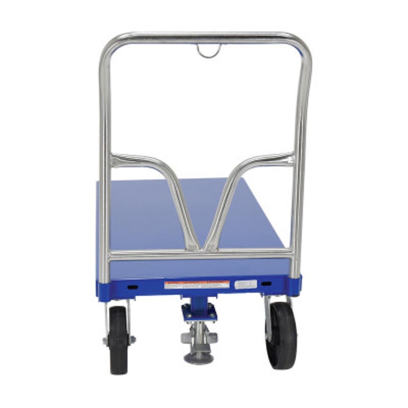 Steel Platform Truck, 40-1/2in x 24in x 40in, 3,600 lb., Blue