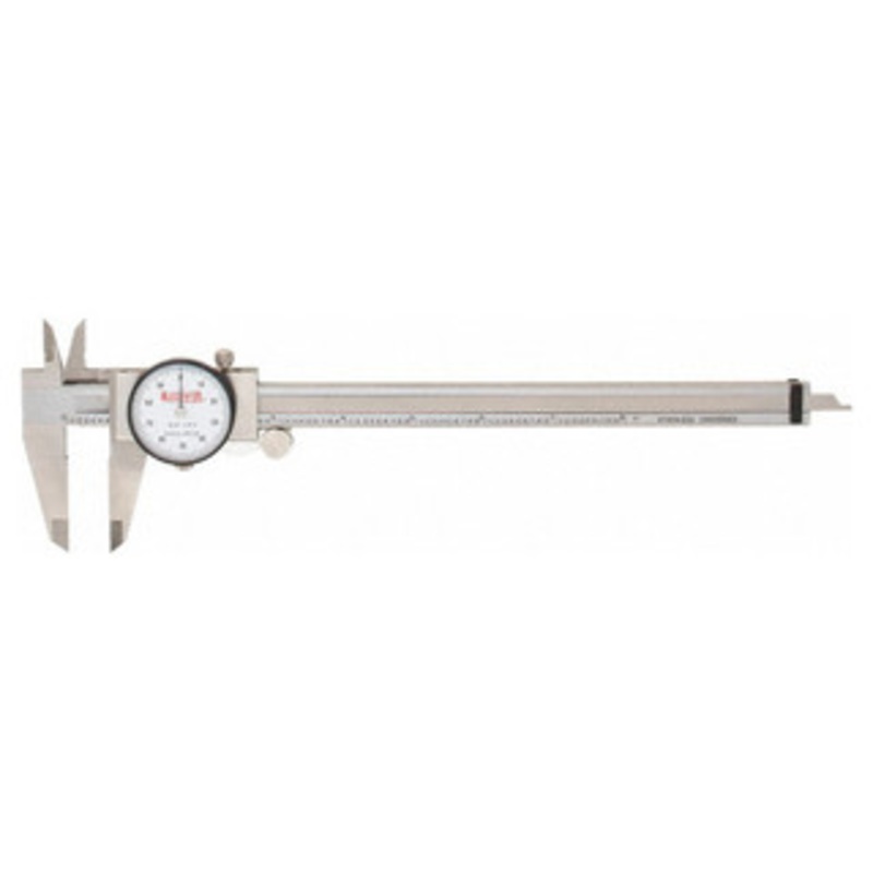 SPI Dial Caliper 0-8, White Dial Face – 17-973-9
