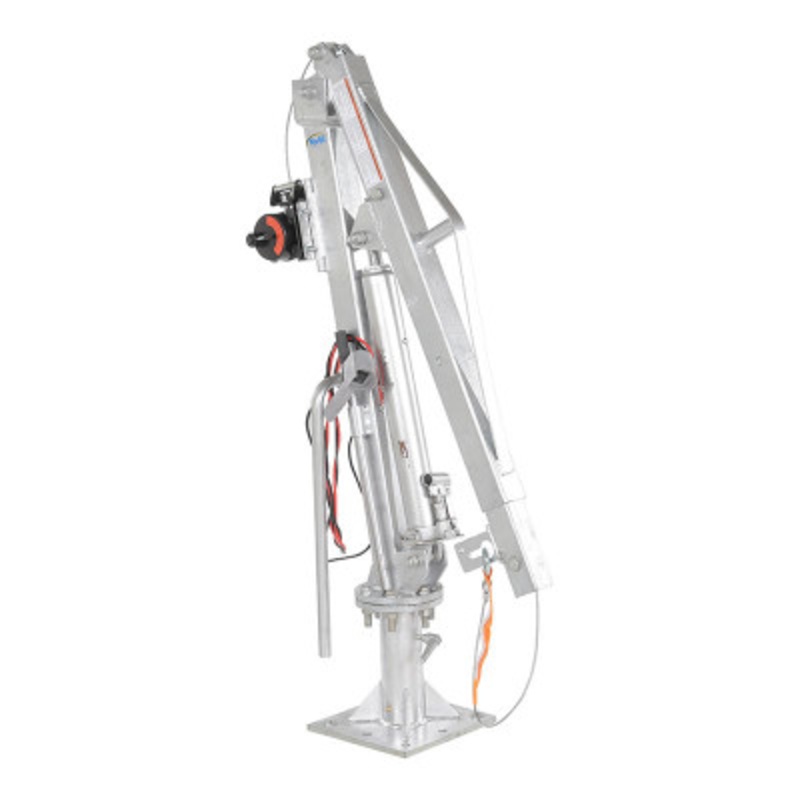 Winch Truck Jib Crane, 500 lb. Capacity, Gray