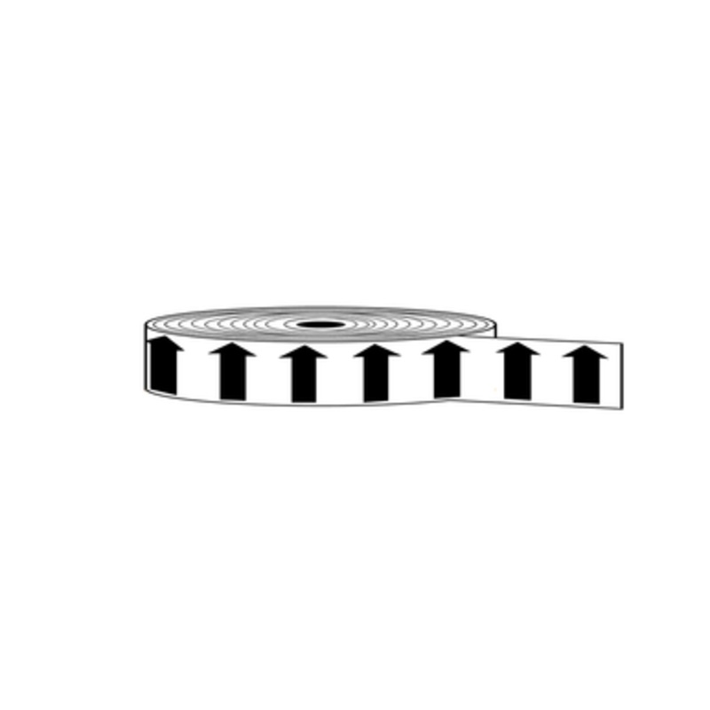 Arrow Banding Tape 1 x 30yd Black on White (ABT-1-MW)