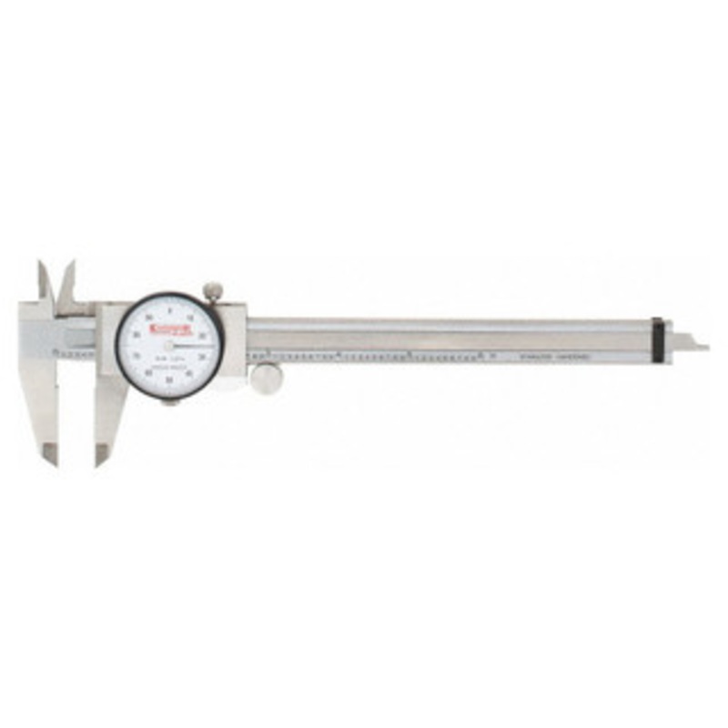 SPI Dial Caliper 0-6, White Dial Face – 17-970-5