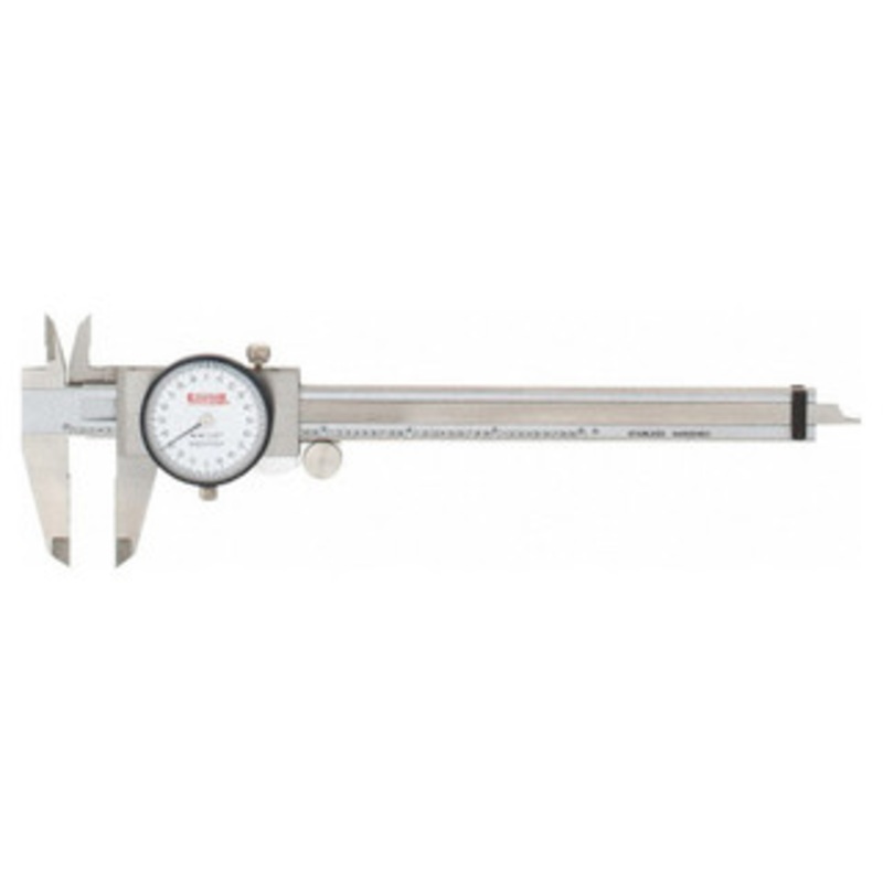 SPI Dial Caliper 0-6, White Dial Face – 17-972-1