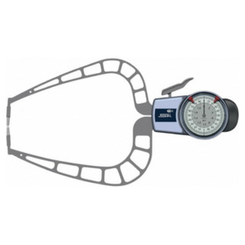 SPI Mechanical Oditest Caliper Gage, 0-2 Inch – 15-929-3