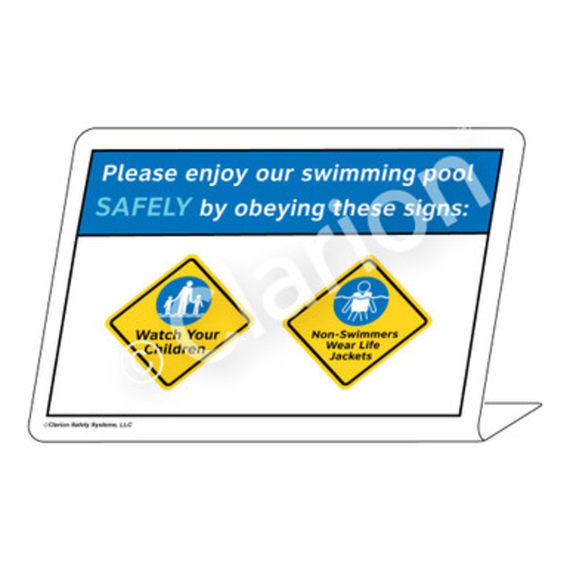 Watch Your Children Non-Swimmers Sign (WSS1728-e)