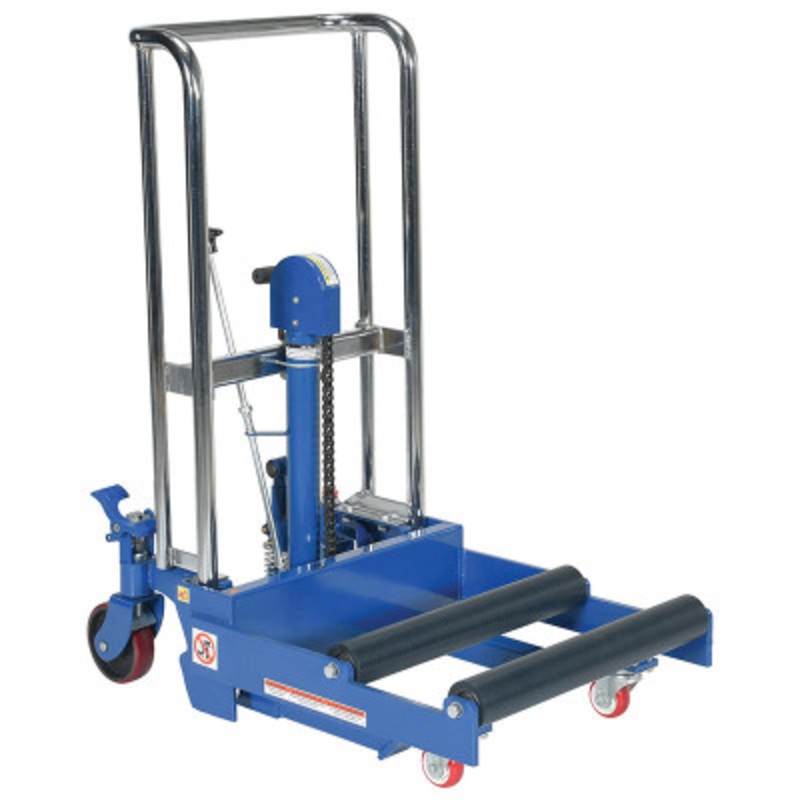 Roller Work Positioner 21in Roll Diameter, 800 lb., Blue