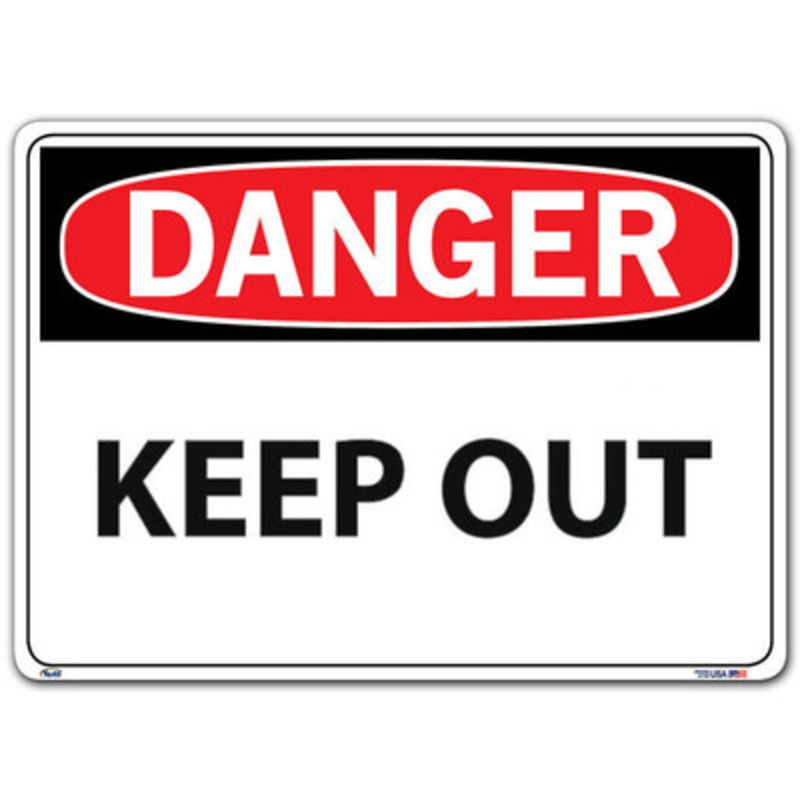 Sign-Danger-01 10.5X7.5 Alum Comp .130