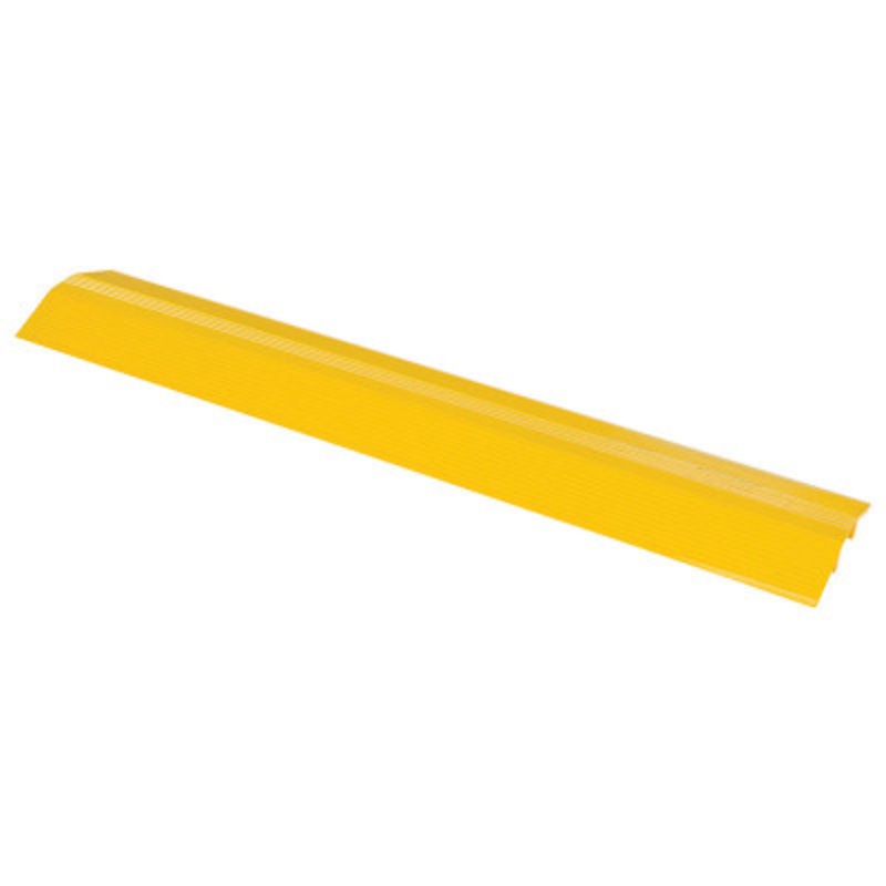 Aluminum Hose and Cable Crossover, 48in, 10,000 lb., Yellow