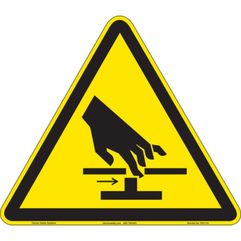 Hand Pinch/Moving Parts (FIS1110-)