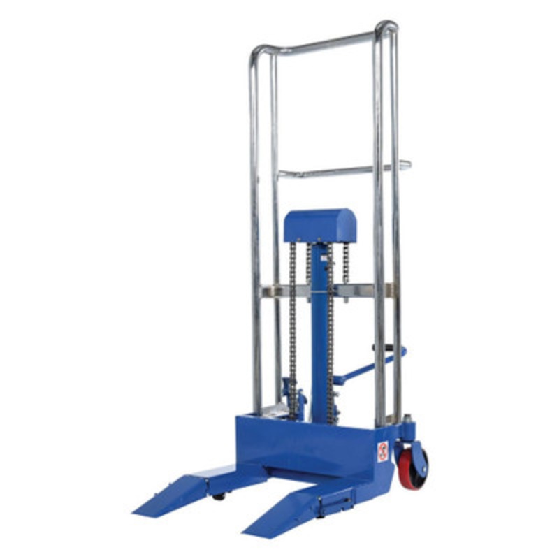 Steel Hydraulic Compact Roll Lifter, 400 lb., Blue