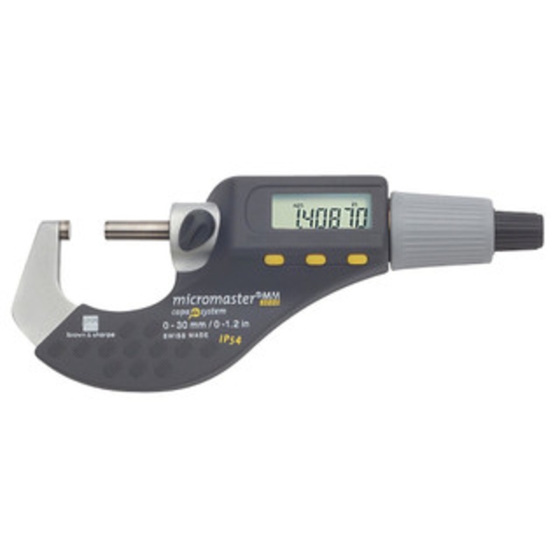 Brown & Sharpe 599-125 Digital Micromaster, Outside Micrometer, 0-1.2 Range – 11-203-7