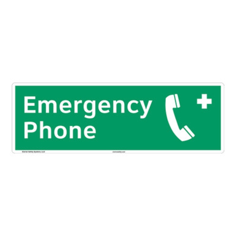 Emergency Phone Sign (F1071-)