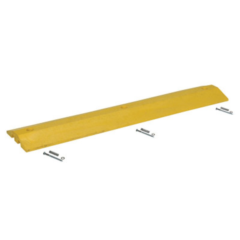 Speed Bump Concrete Hardware 48in x 10in x 2in, Yellow