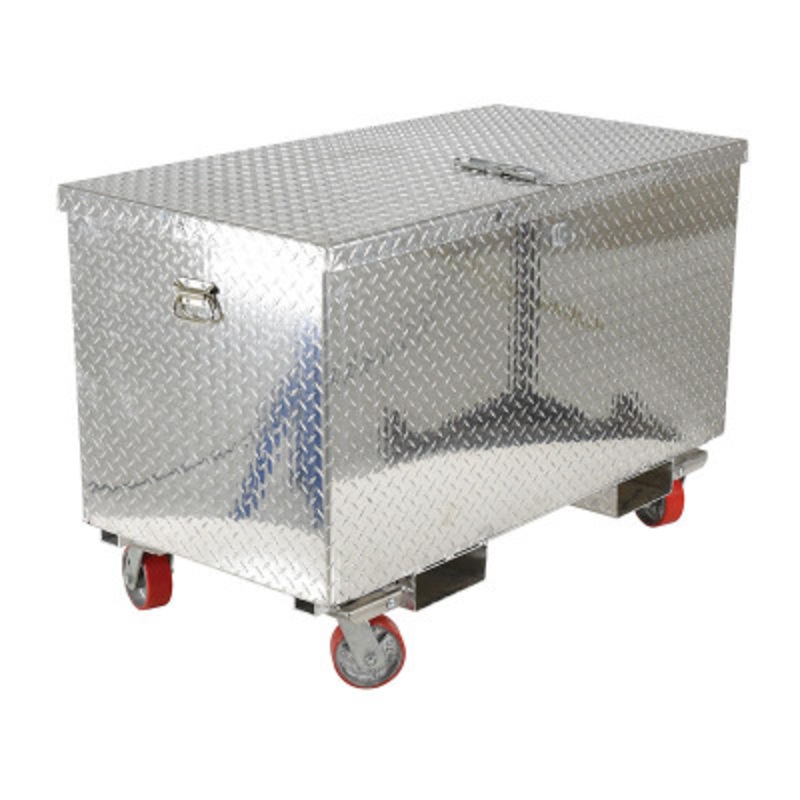 Tool Box, Casters and Fork Pockets 25-7/8 x 49-1/4 x 32-11/16in