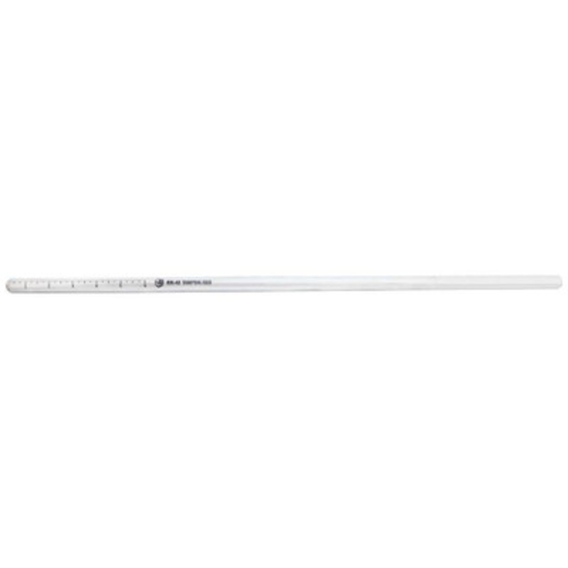 24 x 5/8in Stainless Steel Tamping Rod with Measuring Scale
