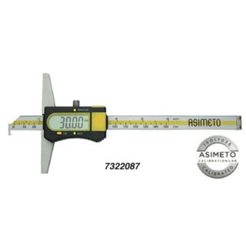 Asimeto Digital Depth Caliper with Single Hook 0-8 Range – 7322087