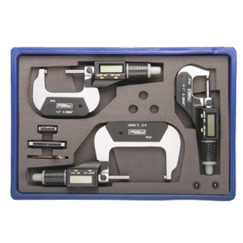 Fowler 3 Piece Outside Micrometer Set, 0 – 3 Range – 54-860-103