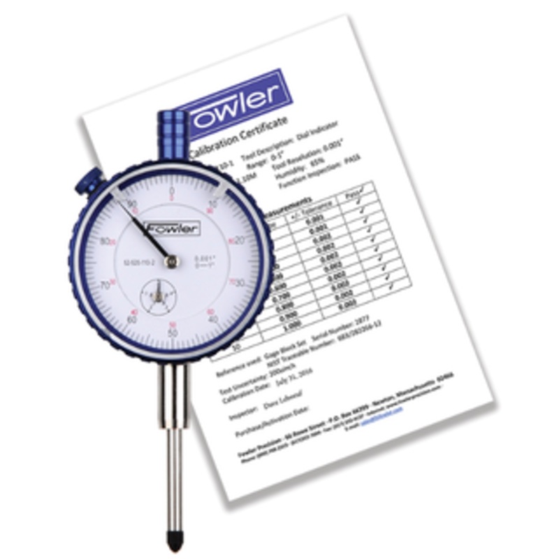 Fowler AGD Dial Drop Indicator, White Face 0 – 1 Range Premium – 52-520-110-2