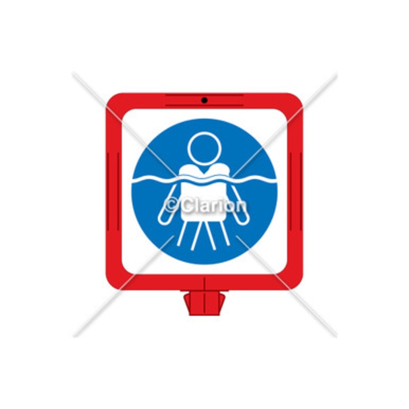Non-Swimmers Life Jackets Sign (WSS1605-f)